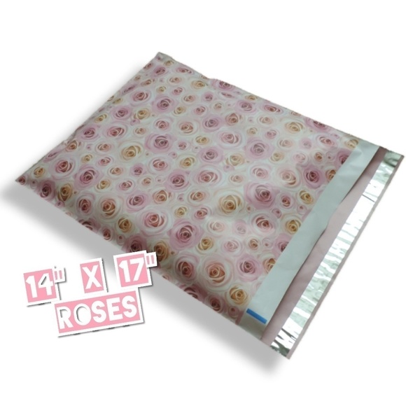 50 Roses Poly Mailers 14x17 - Picture 3 of 3